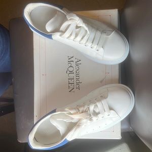 Alexander McQueen blue & white sneaker